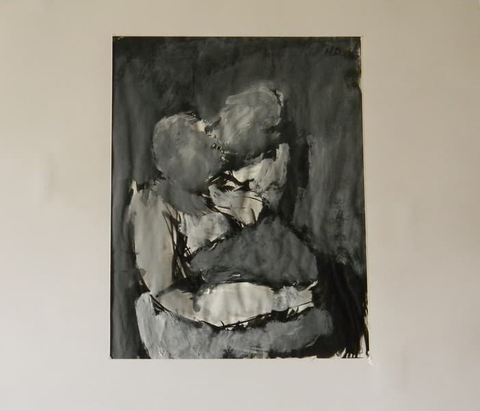 GOUACHE COUPLE 1977