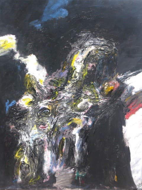 EGLISE 92 DES ANGOISSES 1975 100x81