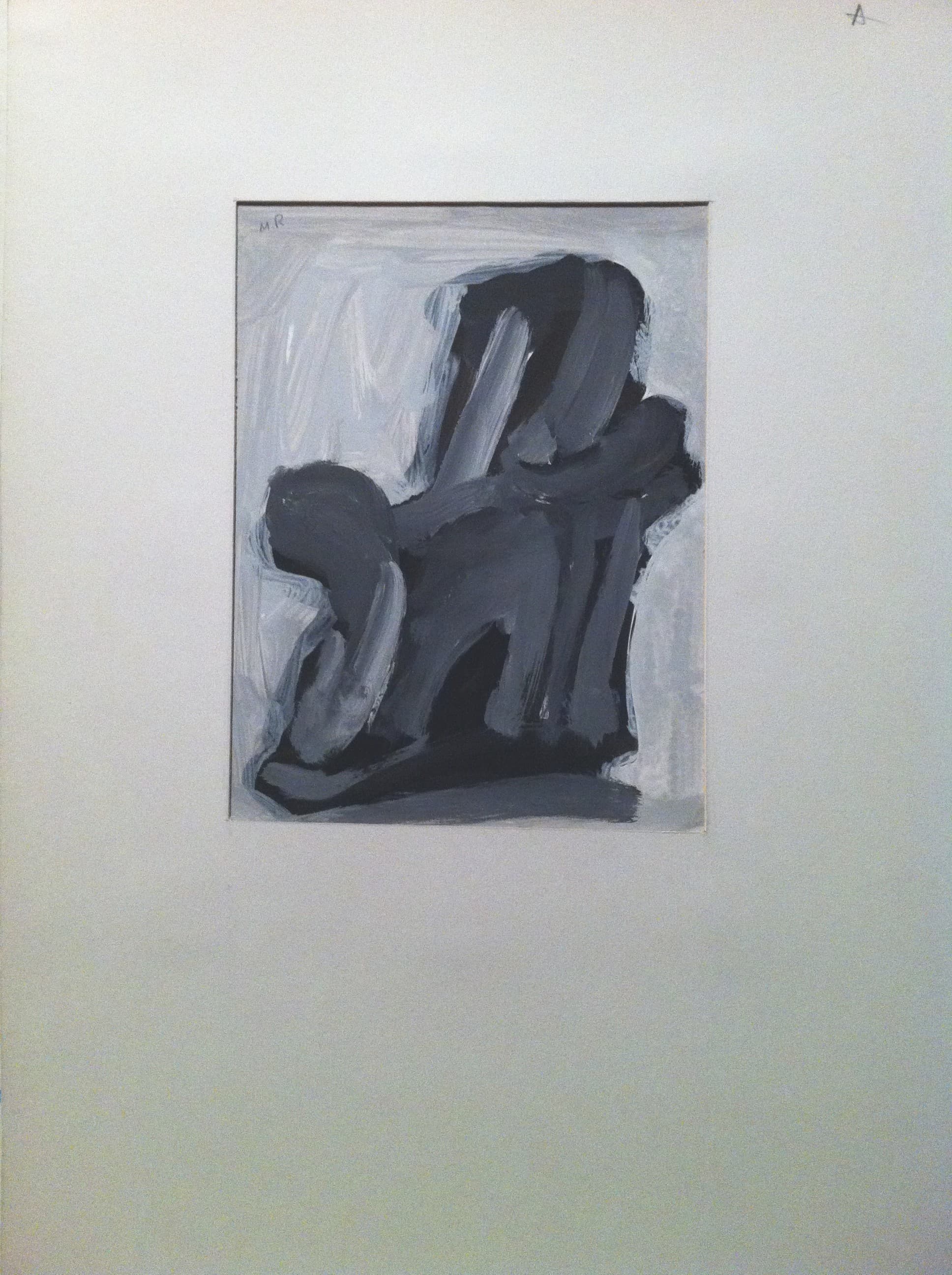 GOUACHE EGLISE 1977