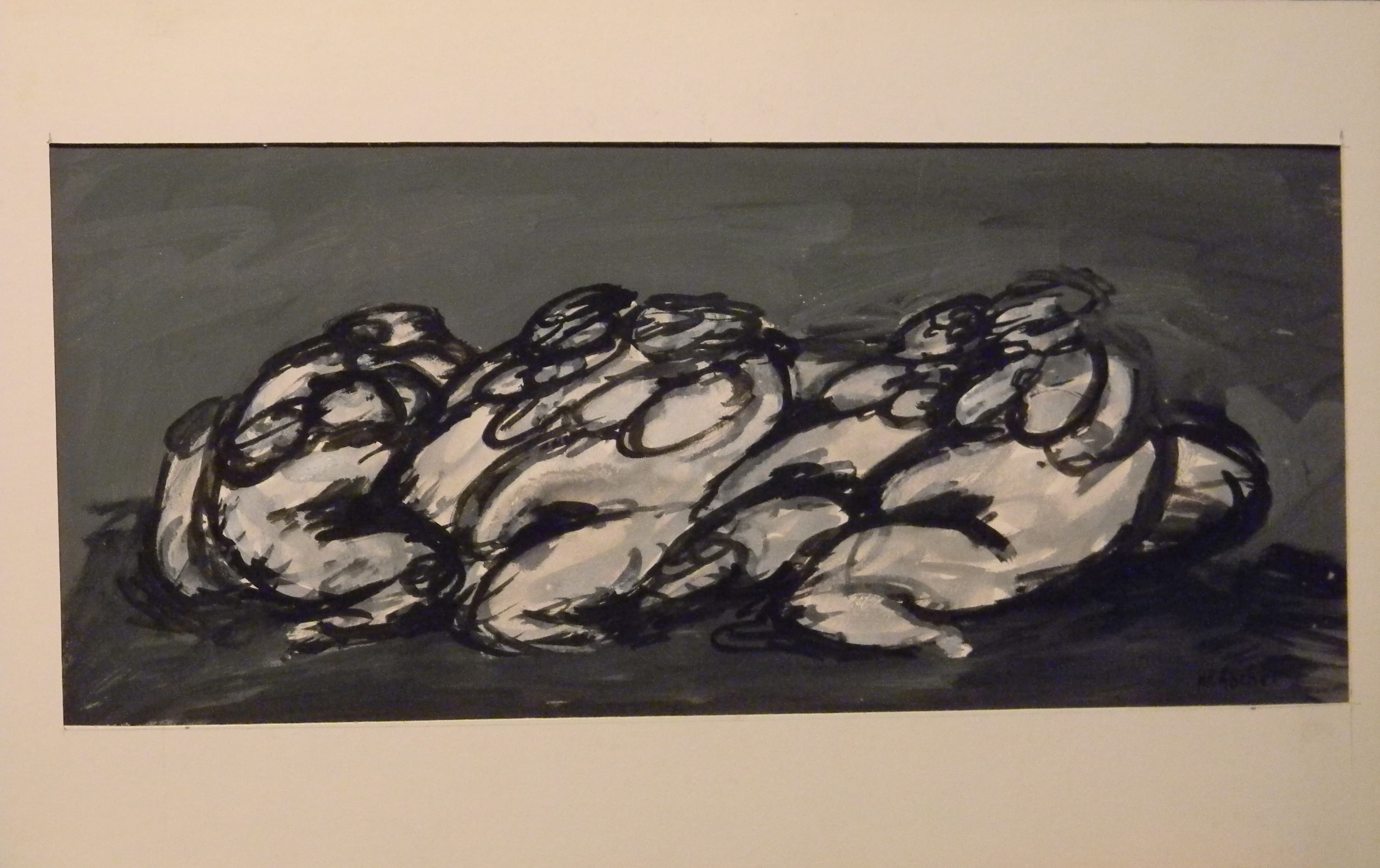 GOUACHE SCENE 1981