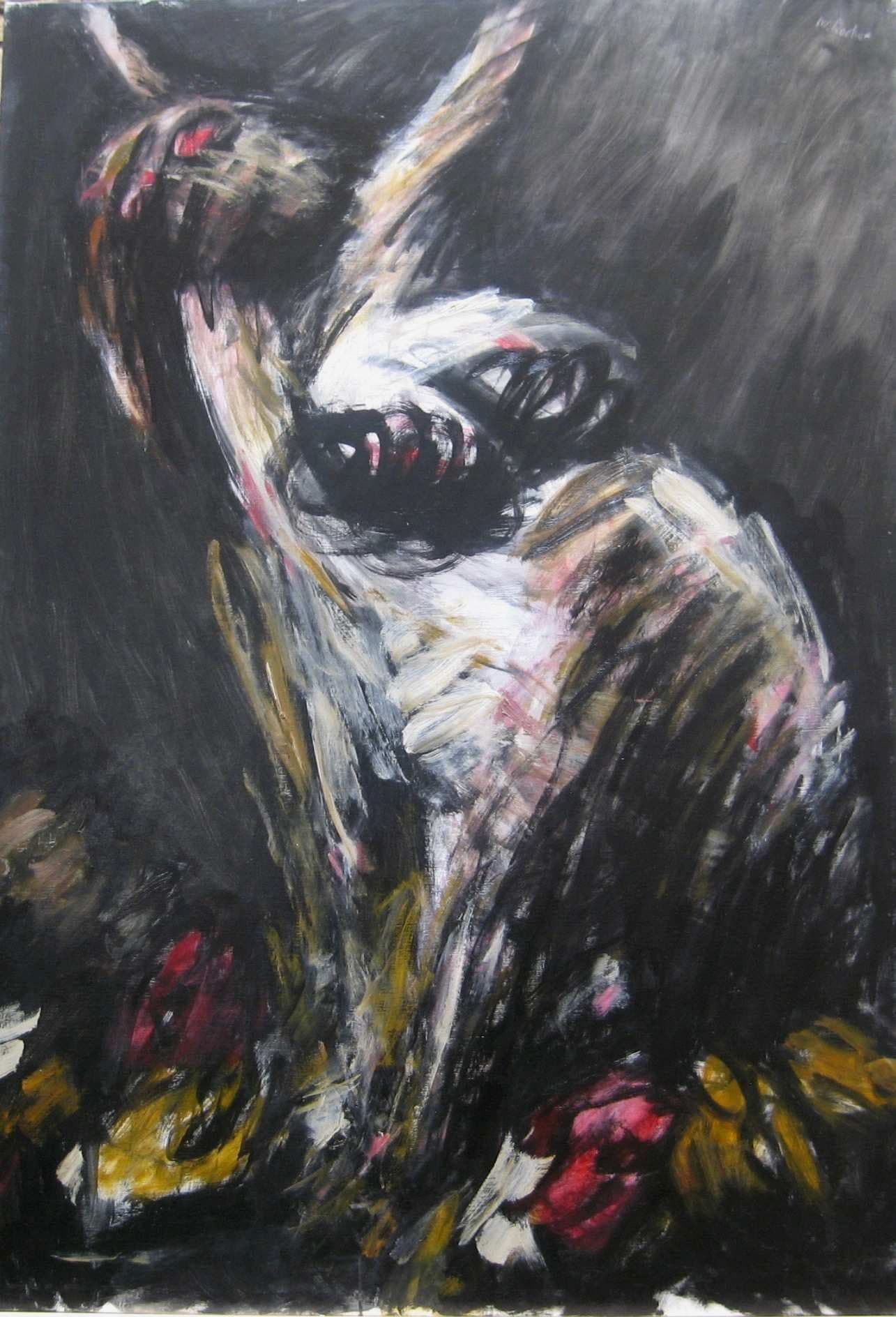 NU CRUCIFIE n°2 1988 162x114