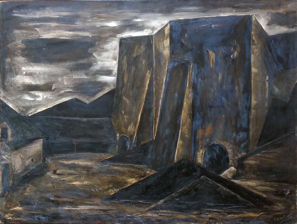 PAYSAGE FOUR A CHAUX 1954 125x166